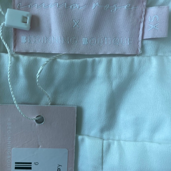 NWT Beginning Botigue The Nitsan Dress Ivory XS - Picture 6 of 6